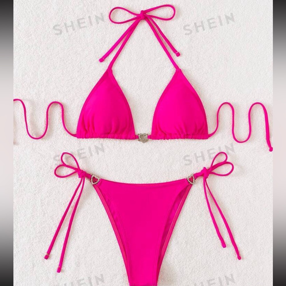 Pink bikini